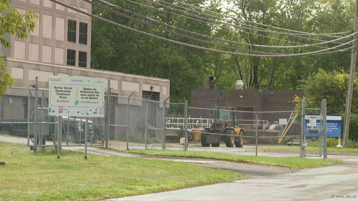 Why is there a 'nauseating' smell on Fredericton's north side?
