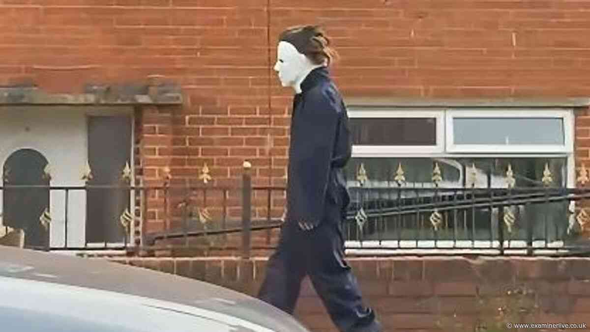 'Halloween already?' - Terrifying Michael Myers masked figure 'chases mum and toddler'