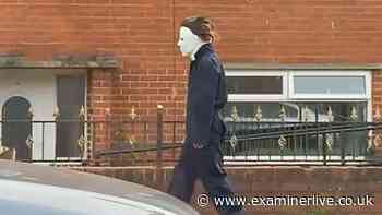'Halloween already?' - Terrifying Michael Myers masked figure 'chases mum and toddler'