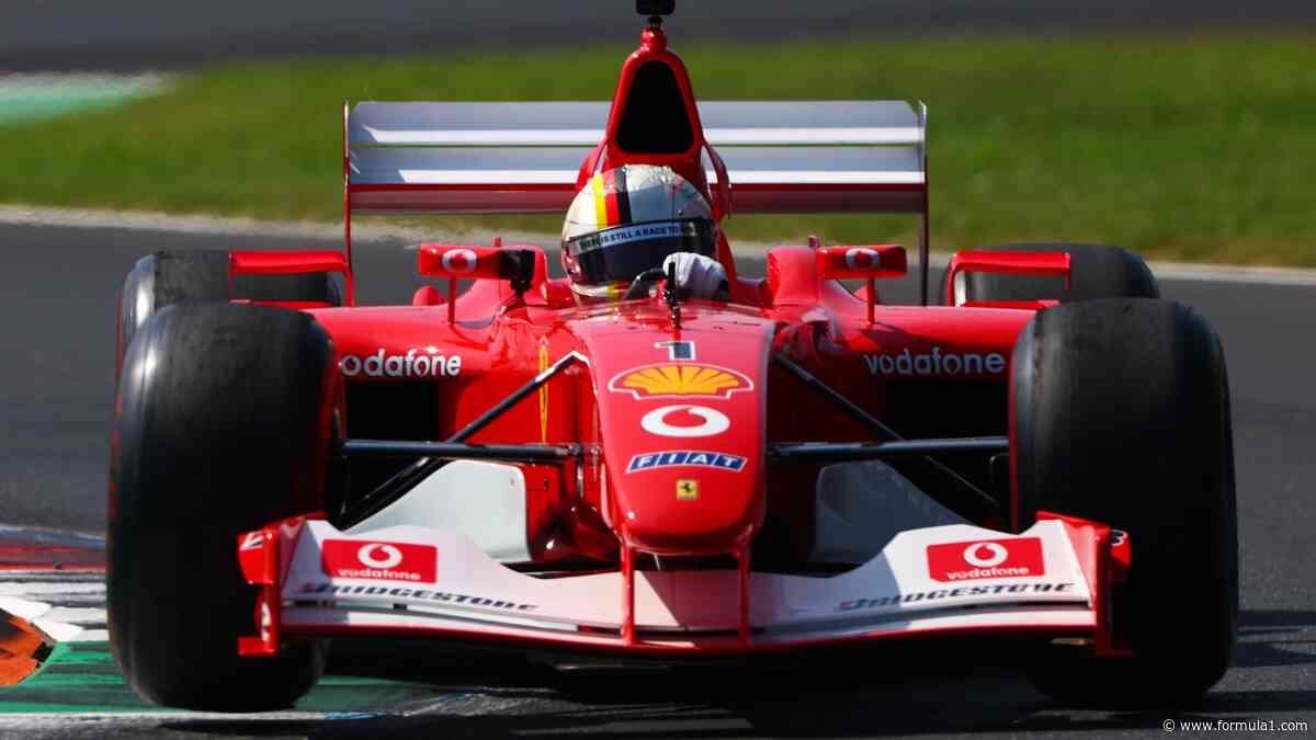 Vettel reflects on driving Schumacher's 2002 Ferrari