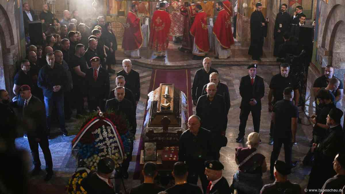 Beisetzung in Belgrad: EU verurteilt "Verherrlichung von Kriegsverbrecher" Mladic