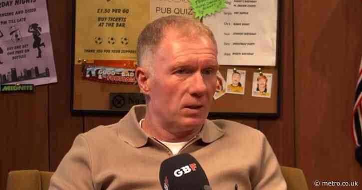 Paul Scholes urges Michael Carrick to drop Man Utd star against Man City