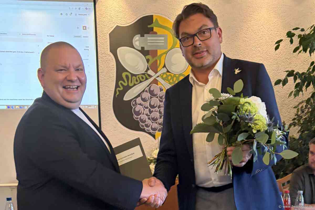 Nachrücker im Stadtrat in Grünhain-Beierfeld: Bürgermeister verpflichtet neues Mitglied
