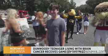 Dunwoody teen battling brain cancer meets Florida Gators stars