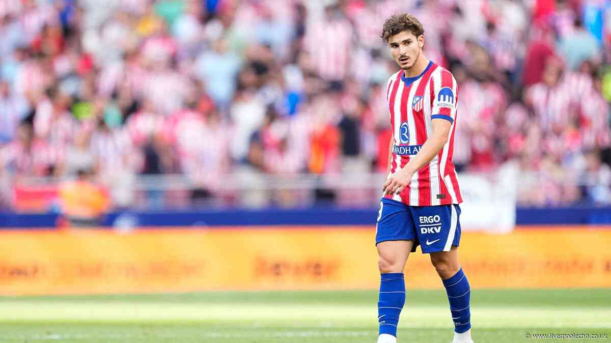 Julian Alvarez in Atletico squad to face Liverpool but star suspended two years after red card