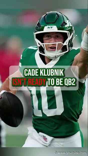 Grading #Jets Cade Klubnik's Rookie Preseason #shorts #NFL (BADLANDS)