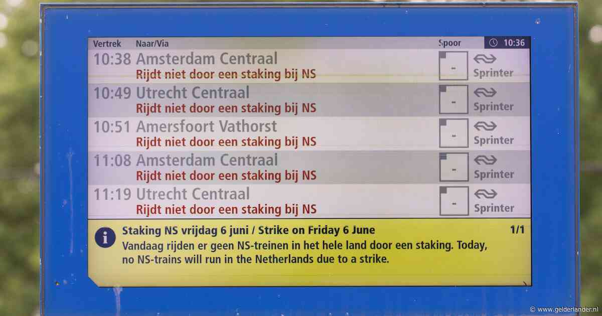 Geen treinen door ov-staking, sommige bussen rijden mogelijk wel: ‘Maar ik zou er niet op gokken’