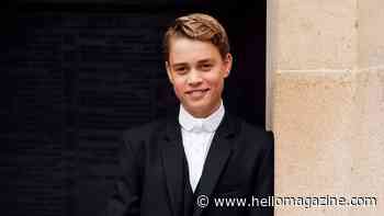 Prince George pictured in his Eton school uniform for the first time as he begins new era