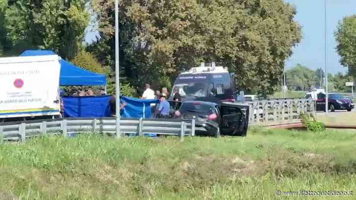 Corpo nel sedile posteriore di un’auto senza targa nel fiume Tergola: “Probabile omicidio”