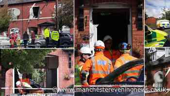 Man fighting for life after explosion at north Manchester house blows out windows