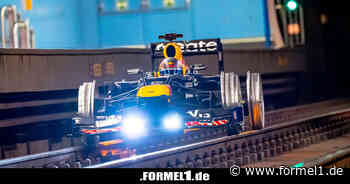 Formel-1-Wagen auf Schienen: Irrer Stunt von Red Bull in Madrid