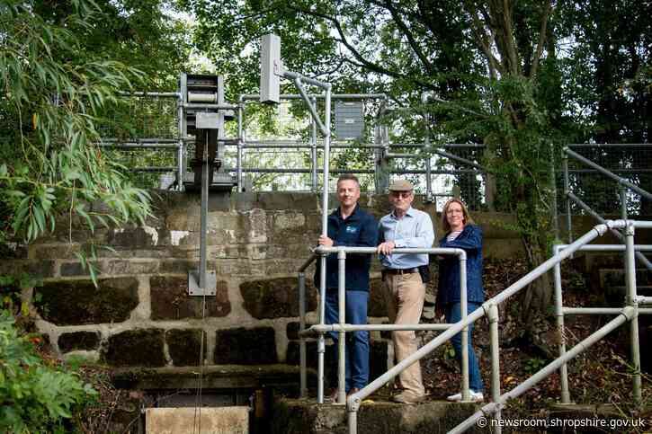 New flood sensor installed in Pentre to improve safety and local flood monitoring