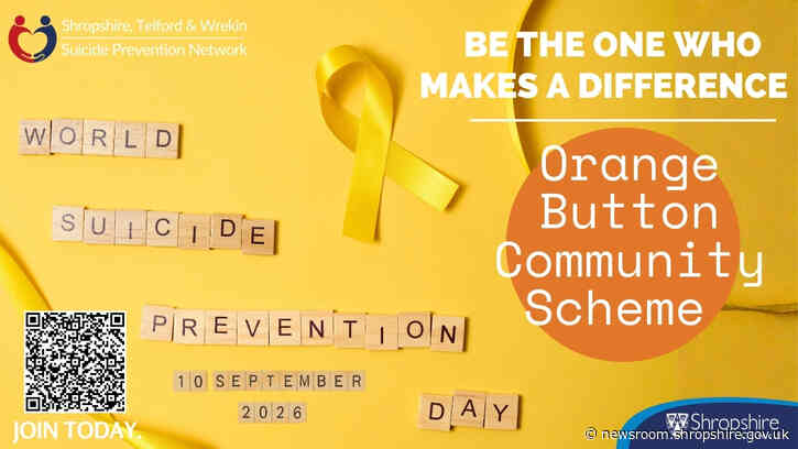 Hope through action: Free suicide prevention webinar marks one year since launch of Orange Button Community Scheme