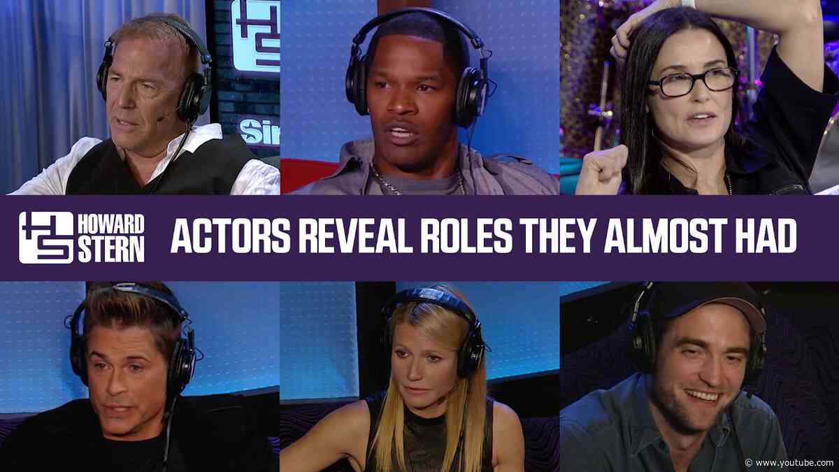 Stern Show Guests Share the Roles They Turned Down - Part 3