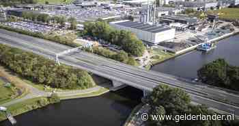 Hardenbergerbrug (A28) bij Nijkerk blijft zeker nog tot en met morgen dicht