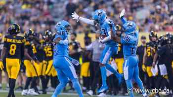 Kelly leads Toronto to 37-22 Labour Day win over Ticats to clinch season series