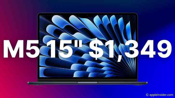 15-inch MacBook Air M5 plunges to $1,349 ahead of Apple Event