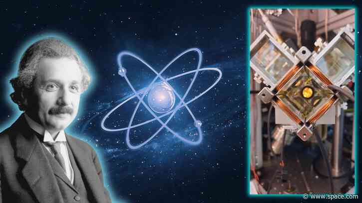 The rise of 'quantum gravity?' Einstein's theory seen in the quantum realm for 1st time