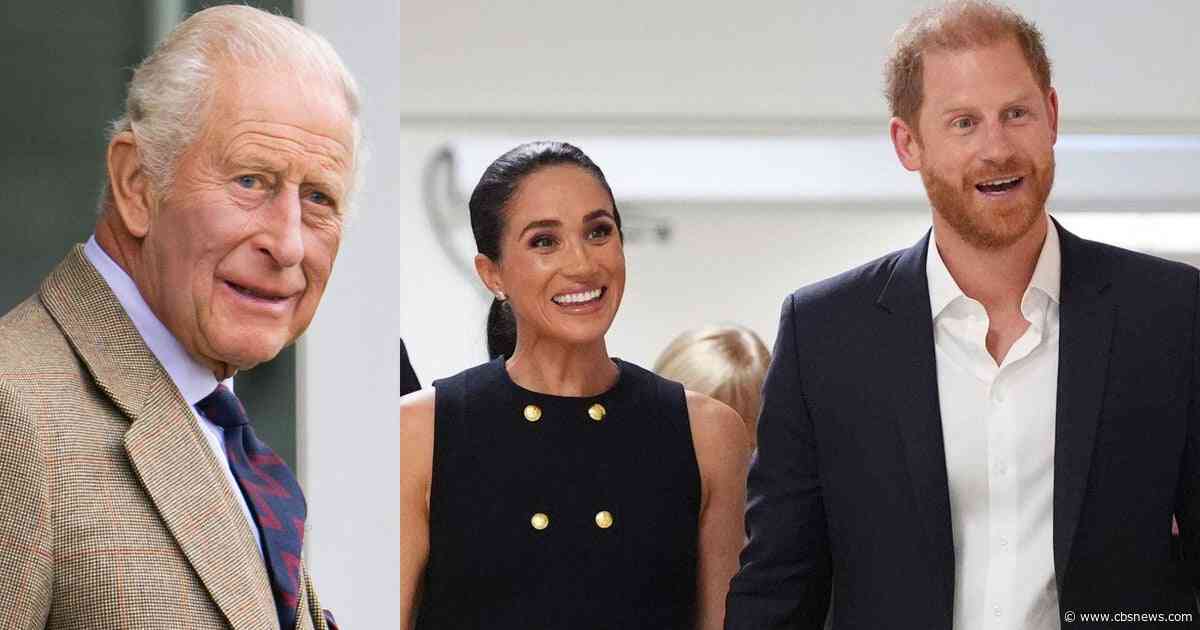 King Charles breaks silence on Harry and Meghan's U.K. return