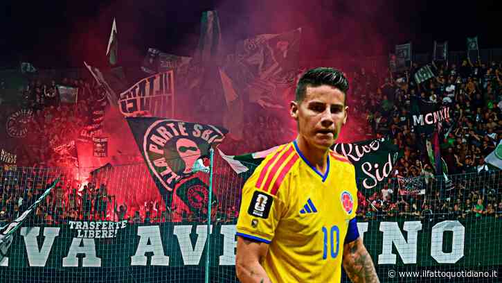 Clamoroso in Serie B: l’Avellino è vicino a James Rodriguez. Il retroscena: per convincerlo inviati anche dei video dell’atmosfera