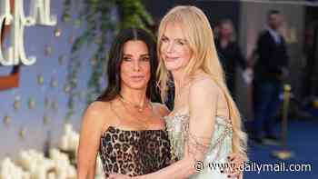 Sandra Bullock says she dreads posing next to 'goddess' Nicole Kidman at 'nightmare' red carpet events
