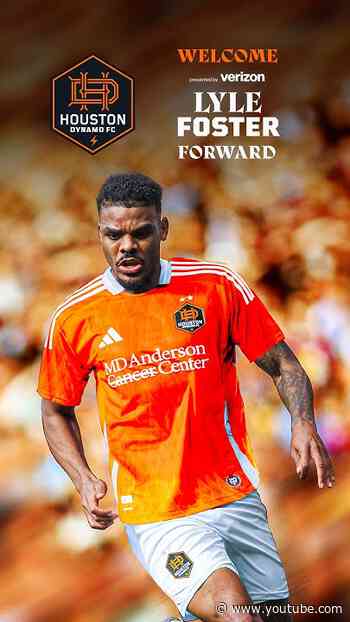 Bringing firepower to the frontline! Welcome to Houston, Lyle Foster 🤘 #shorts | Houston Dynamo FC