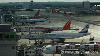 Travel chaos as ALL departures at Heathrow and Gatwick are grounded over air traffic control 'technical failure'