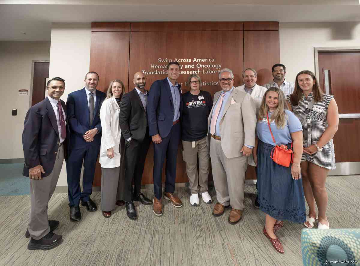 Swim Across America Names 10th Cancer Research Lab at Atrium Health Levine Cancer Institute
