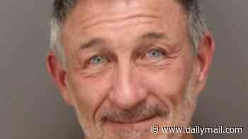 Local millionaire nuisance flashes a smile as he's arrested AGAIN after being jailed for building illegal $1M pickleball court at his mansion