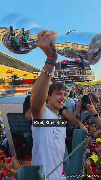 A dream came true for Kimi yesterday #f1 #mercedesf1 #kimiantonelli