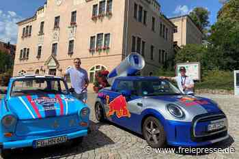 „Red Bull Rennpappe“ auf dem Sachsenring: Originales Filmauto, aber kein Stumpi
