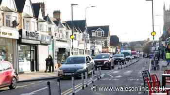 Person in hospital after being hit by car in busy Cardiff road