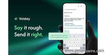 Voiskey Integrates Pro-Grade Keyboard Typing into Voice for Next-Gen Expression Experience