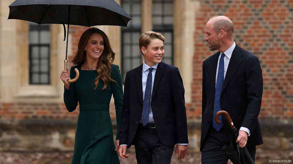 "Viel Glück und viel Spaß": Das Eton College begrüßt Prinz George