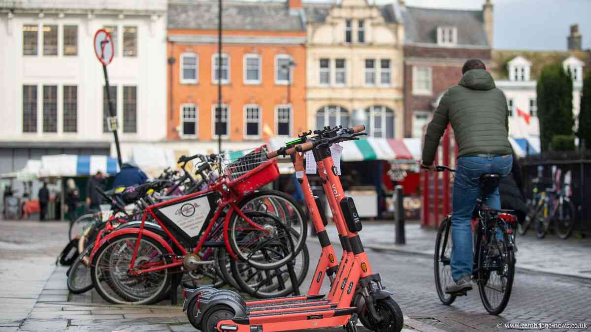 'Major issue' with e-scooters in Cambridgeshire prompts safety fears for children