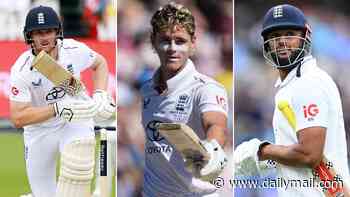 England have five batting options for three spots - this is who is closest to nailing down a place, the man most in trouble and the surprise return that can't be ruled out