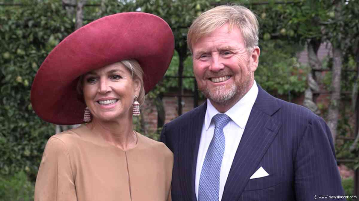 Koningin Máxima straalt ondanks regen tijdens fotomoment in Drenthe