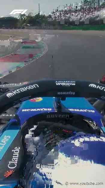 Ride onboard with Luke through Variante Ascari in his second FW48 outing 👏 #f1