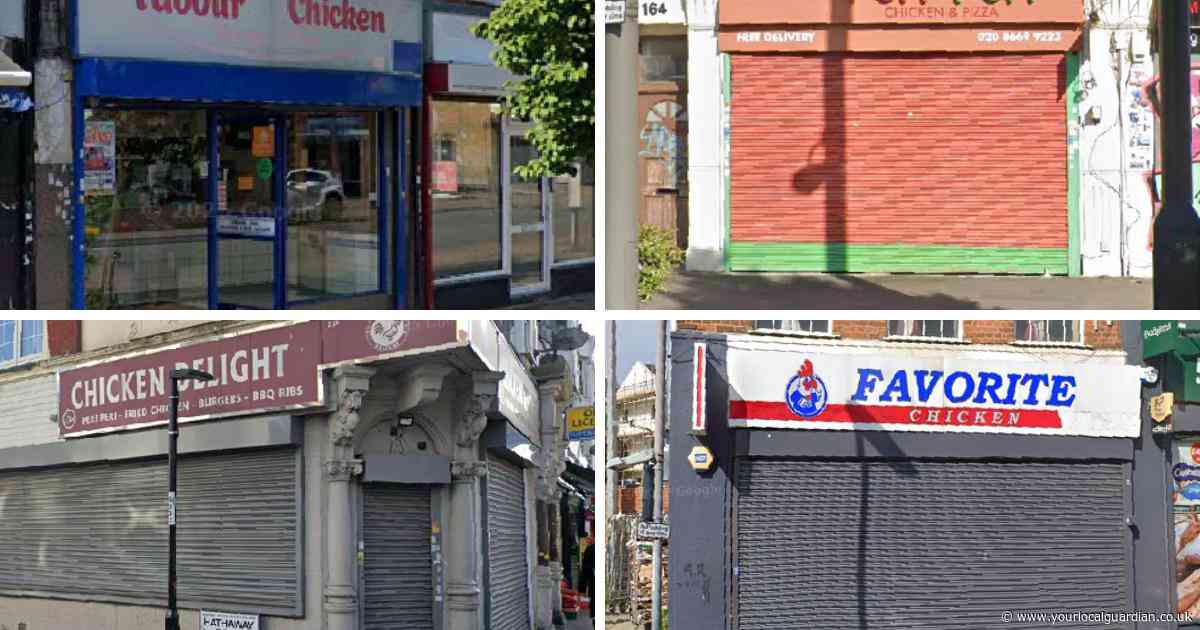 These Croydon and Sutton chicken shops have the worst hygiene ratings