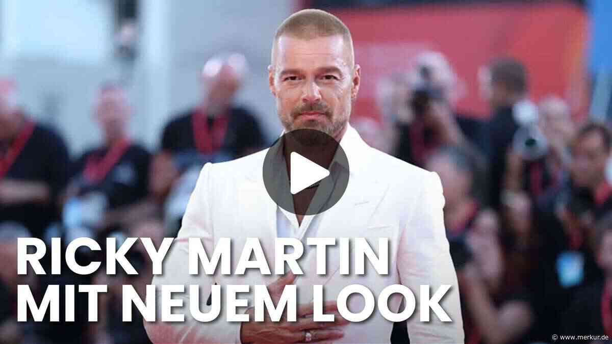 Ricky Martin überrascht in Venedig mit neuer Frisur 