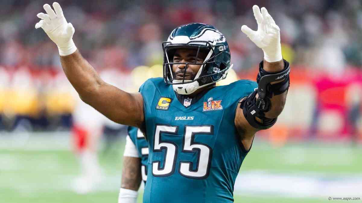 Goodbye again: Longtime Eagles DE Graham retires from NFL for 2nd time