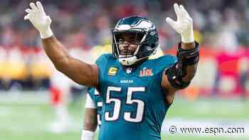 Goodbye again: Longtime Eagles DE Graham retires from NFL for 2nd time
