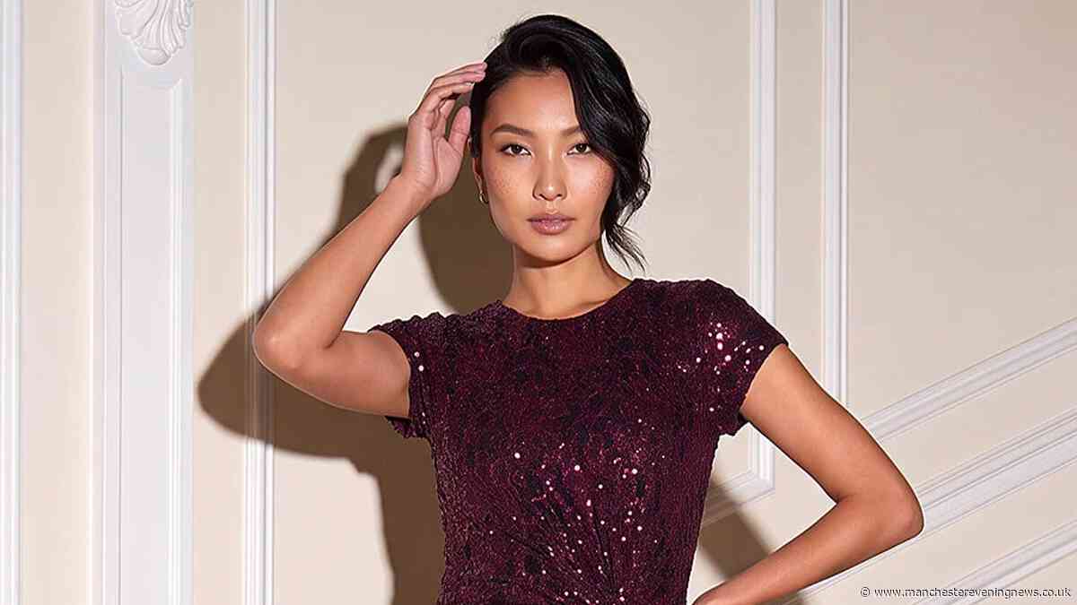 Roman's £41 'slimming' dress is perfect for winter weddings whether you're size 10 or 20