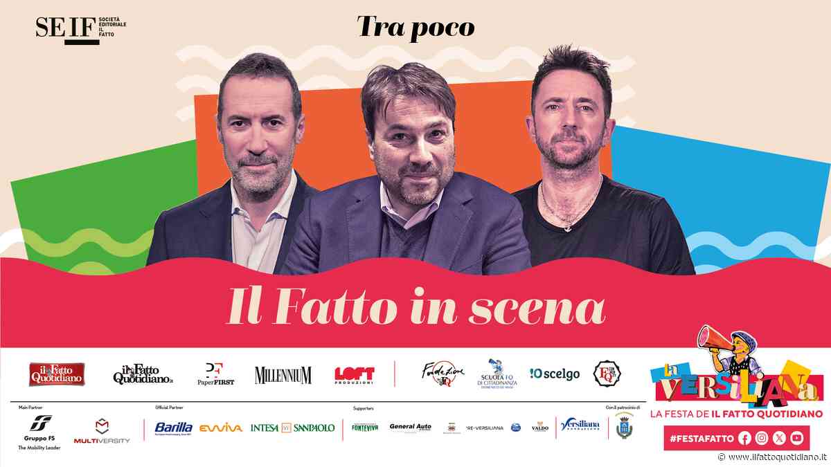 “Il Fatto in Scena”, alla Versiliana gli spettacoli di Tomaso Montanari, Andrea Scanzi e Luca Sommi