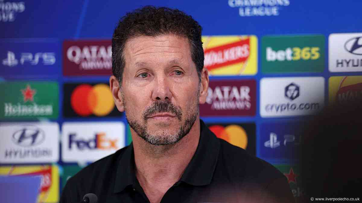 Diego Simeone makes Liverpool feelings clear as Atletico Madrid boss returns to Anfield