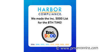 Harbor Compliance Accelerates Growth Strategy, Earns 8th Inc. 5000 Recognition