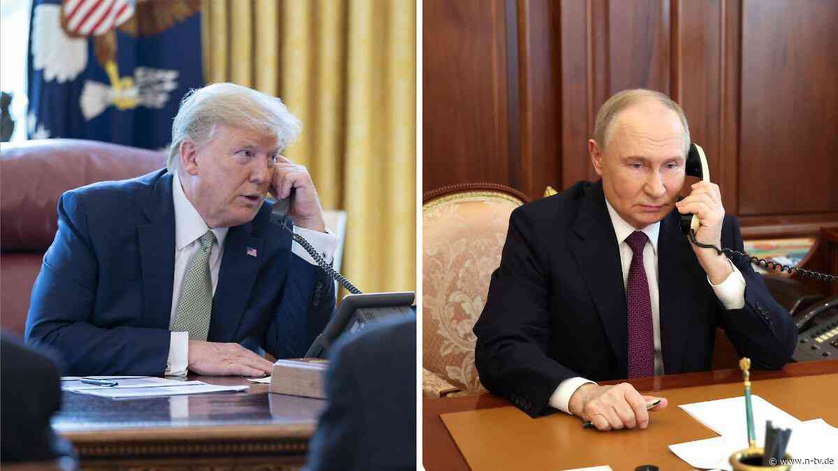Telefonat nach Gesandtenbesuch: Trump und Putin sprechen eine Stunde "äußerst offen" miteinander