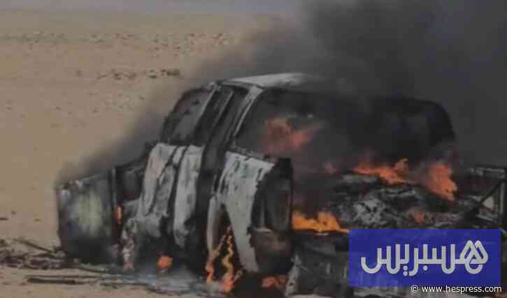 مسيرة مغربية تقصف منقبين بالصحراء
