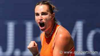 Sabalenka survives Noskova battle to keep US Open three-peat bid alive