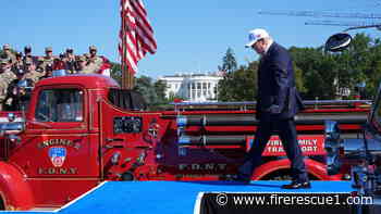President Trump honors first responders at Steel Across America event on Elipse